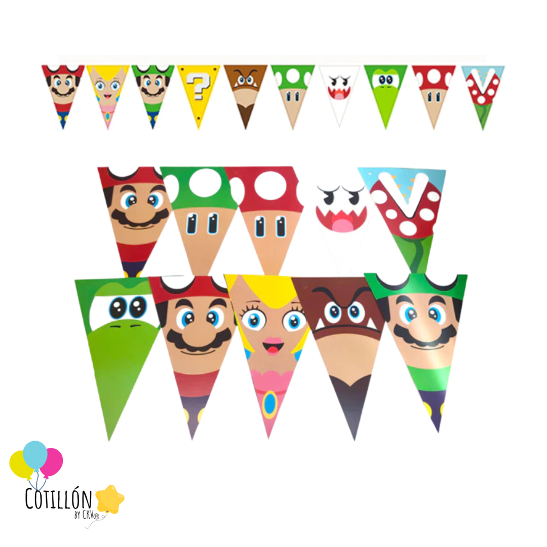 Banderin Super Mario