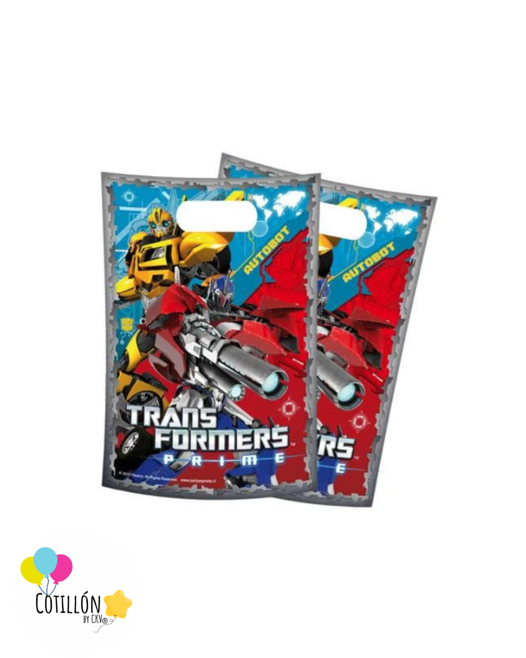 Bolsa de Dulces Transformers x6 Unidades