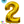 Globo Número 2 Metalizado 16