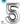 Globo Número 5 Metalizado 16