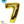 Globo Número 7 Metalizado 16