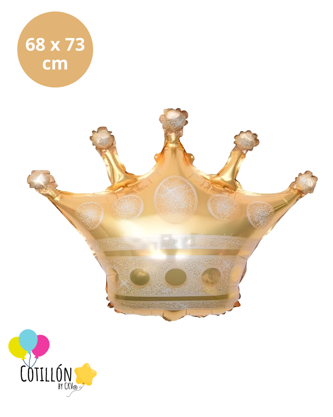 Globo Metalizado Corona