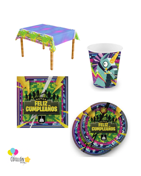 ✨ Pack MESA MINI FORTNITE - 6 NIÑOS
