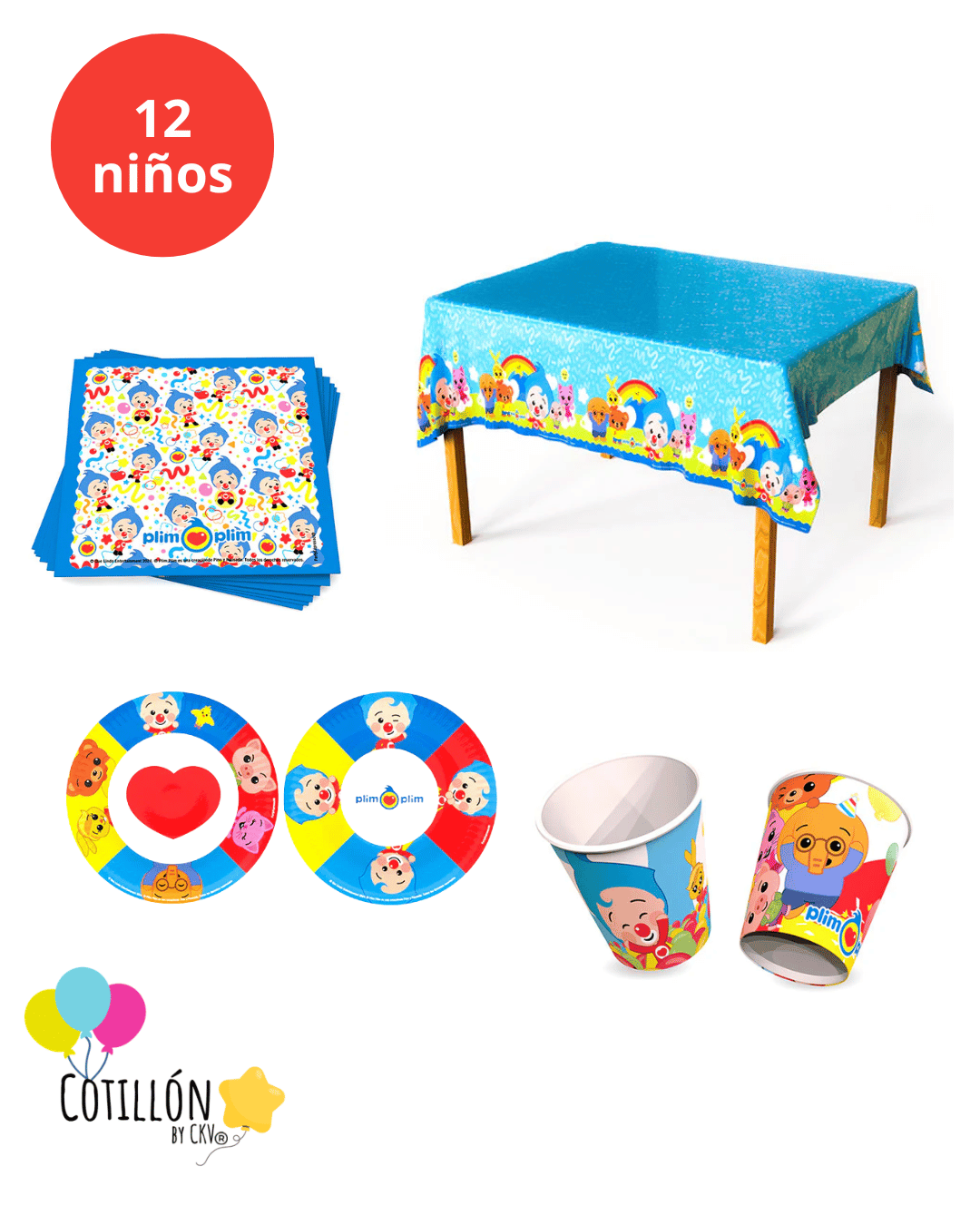 ⭐ Pack Mesa Familiar Plim Plim