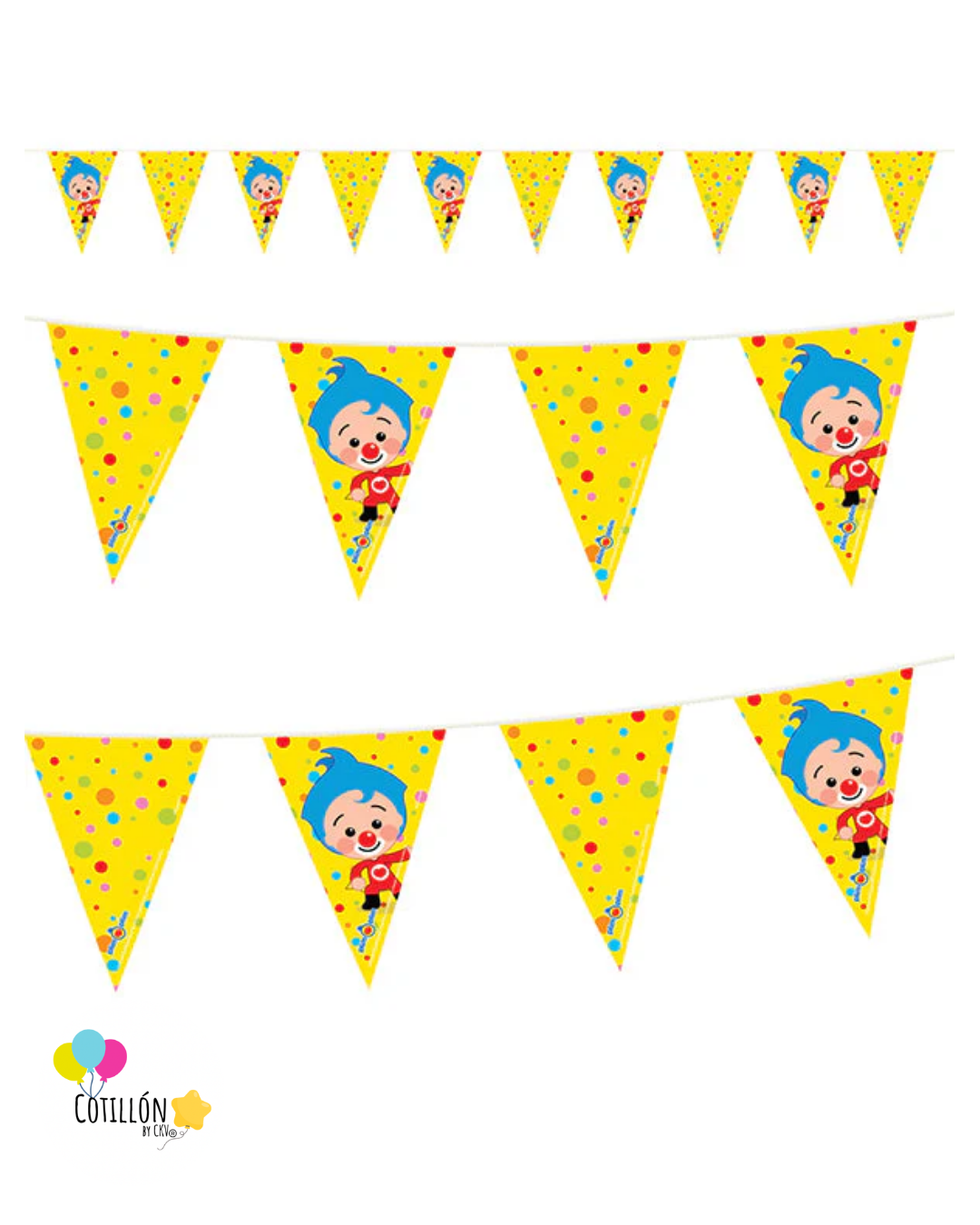 Banderin Triangular Plim Plim