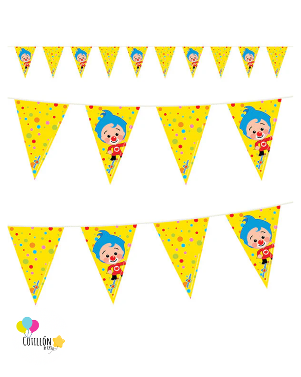 Banderin Triangular Plim Plim