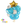 Bouquet de Globos con Figuras – Celeste y Lila