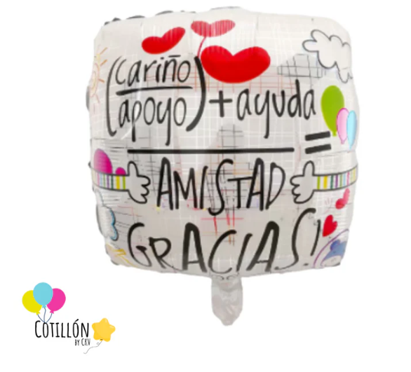 Globo Metalizado con Mensaje