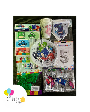 Kit Pj Mask 6 niños