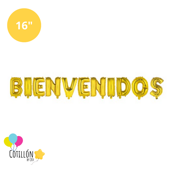 Frase Bienvenidos 16"