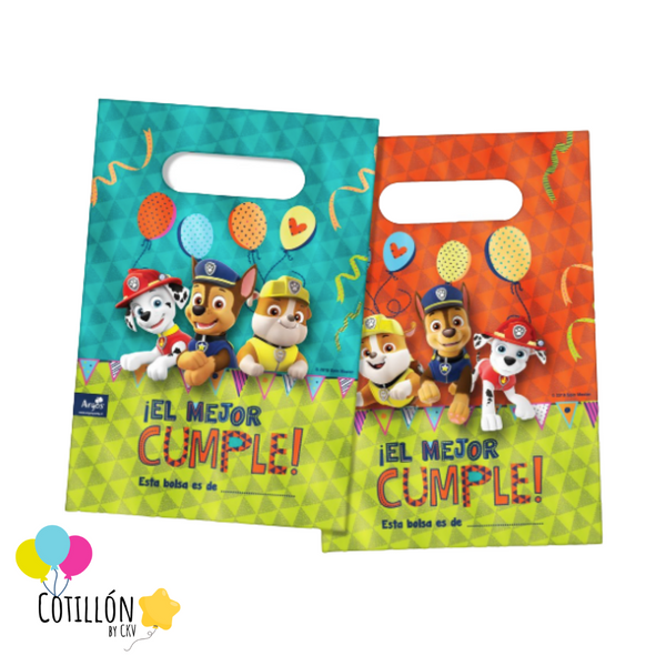 Bolsa de Dulces Paw Patrol x 6 Unidades