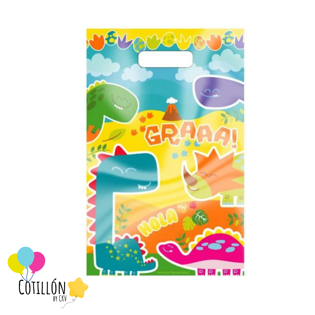 Bolsa de Dulces Dinosaurios x 6 Unidades
