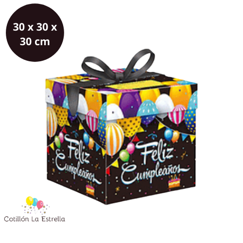 Caja de Regalo FC Negro Grande