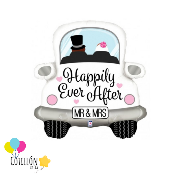 Globos Auto Novios