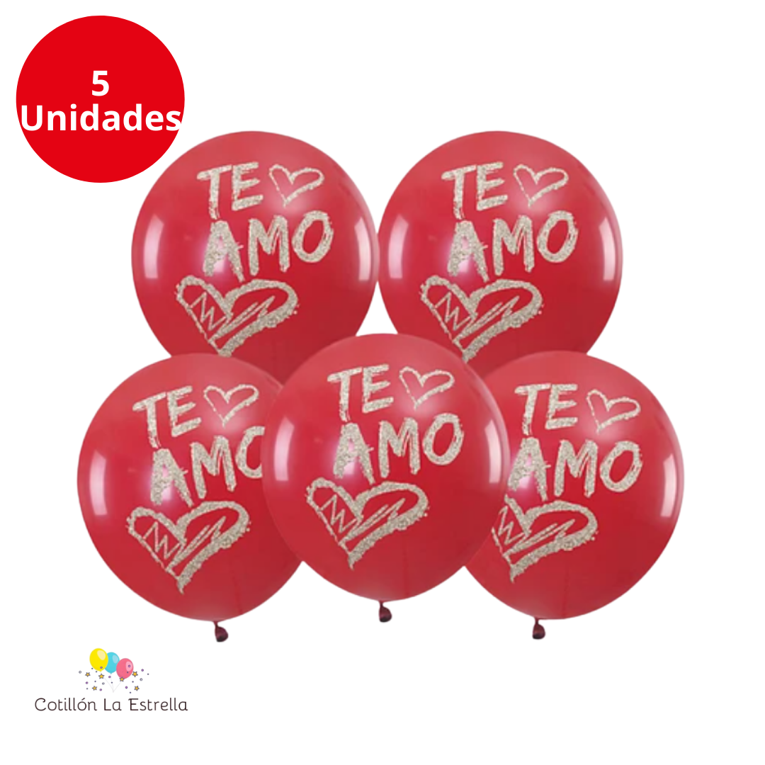 Globos Te Amo Latex M02