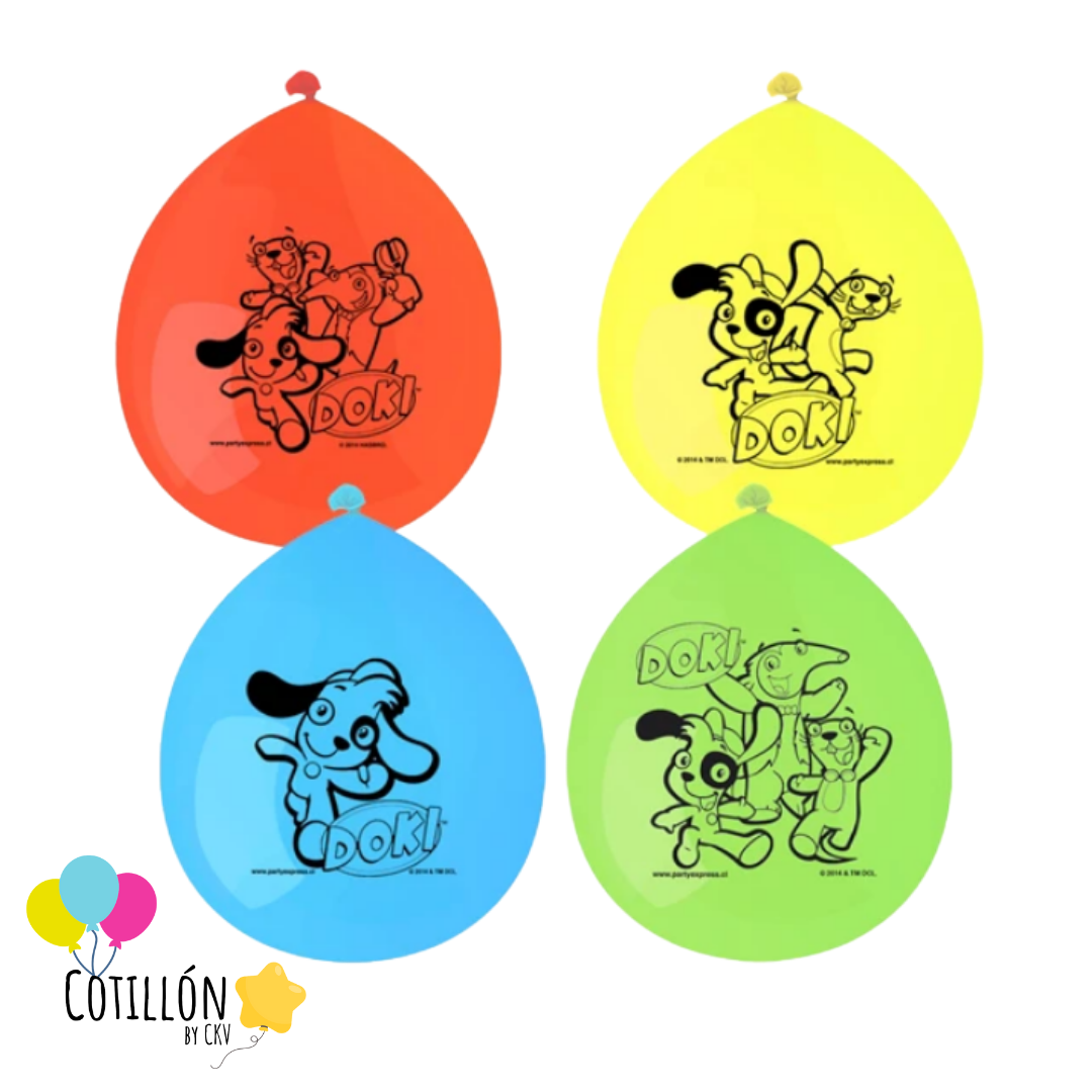 Globos Doki x 12 Unidades
