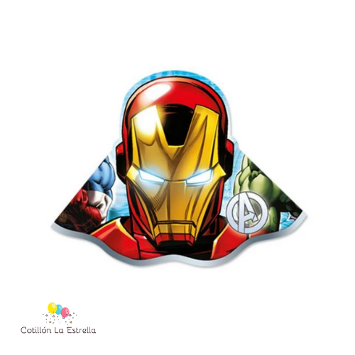 Gorros Avenger x 6 Unidades