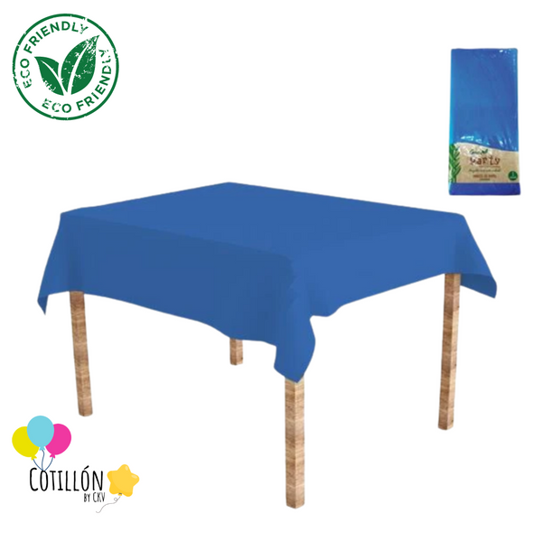 Mantel de Papel Green Party Azul