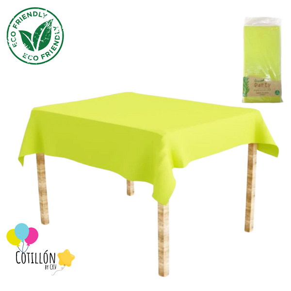 Mantel de Papel Green Party Verde Lima