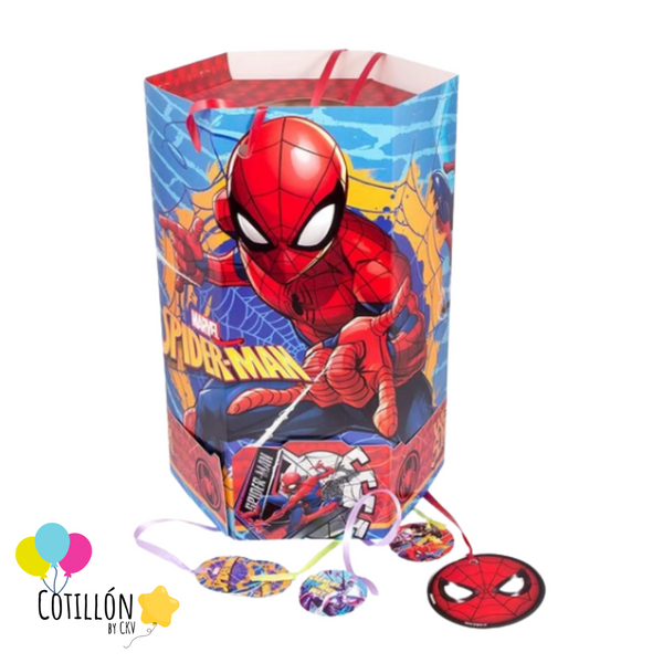 Piñata Hexagonal Spiderman