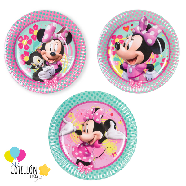 Platos x 6 Unidades Minnie Mouse