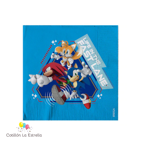 Servilleta Sonic 12 Unidades