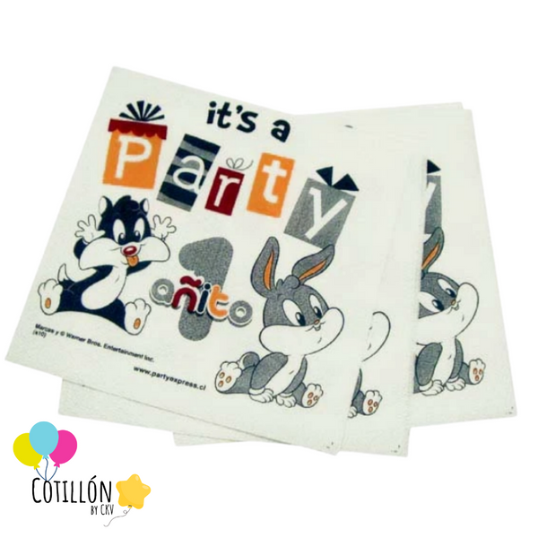 Servilleta Looney Tunesx 12 Unidades