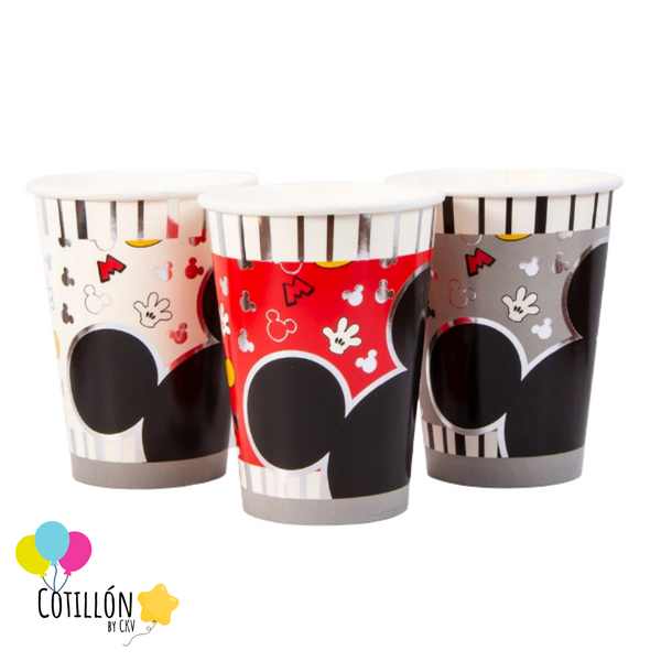 Vasos Mickey Mouse Iconic x 6 Unidades