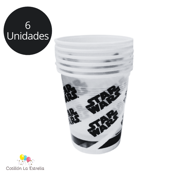 Vasos Star Wars x 6 Unidades