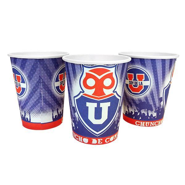 Vasos de U de Chile x 6 Unidades